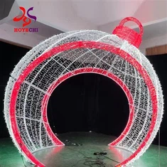 3D Sphere Christmas Balls Motif Lights