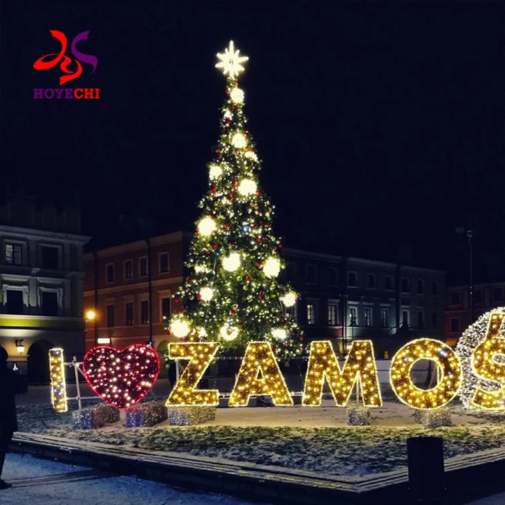 Manufacturer Of Christmas Tree Giant Outdoor Christmas Tree With LED Lights Large Christmas Tree