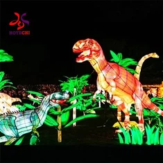 Kineski tradicionalni festival LED osvijetljeni Zoološki vrt tematski park Garden Dekor Festival životinja dinosaura